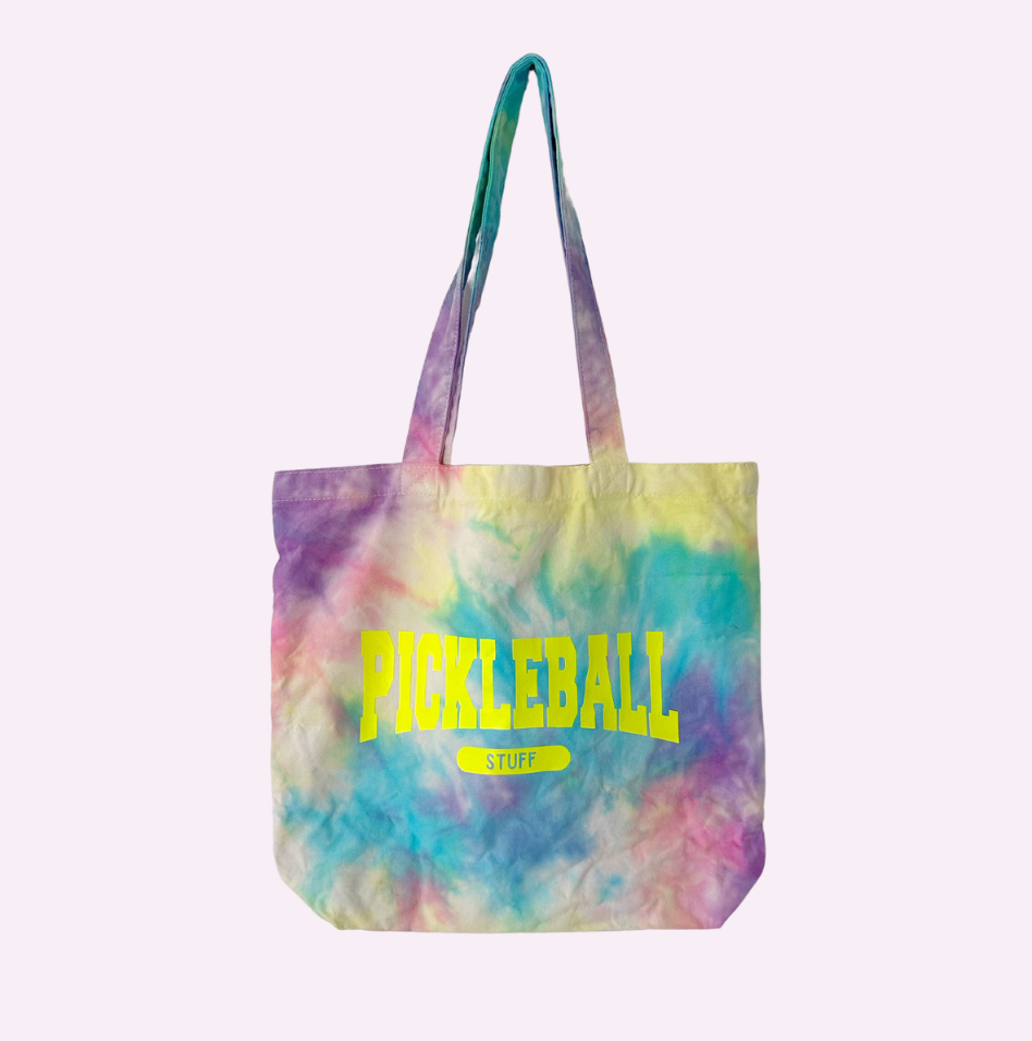 PICKLEBALL TOTE ♡ tie-dye tote bag