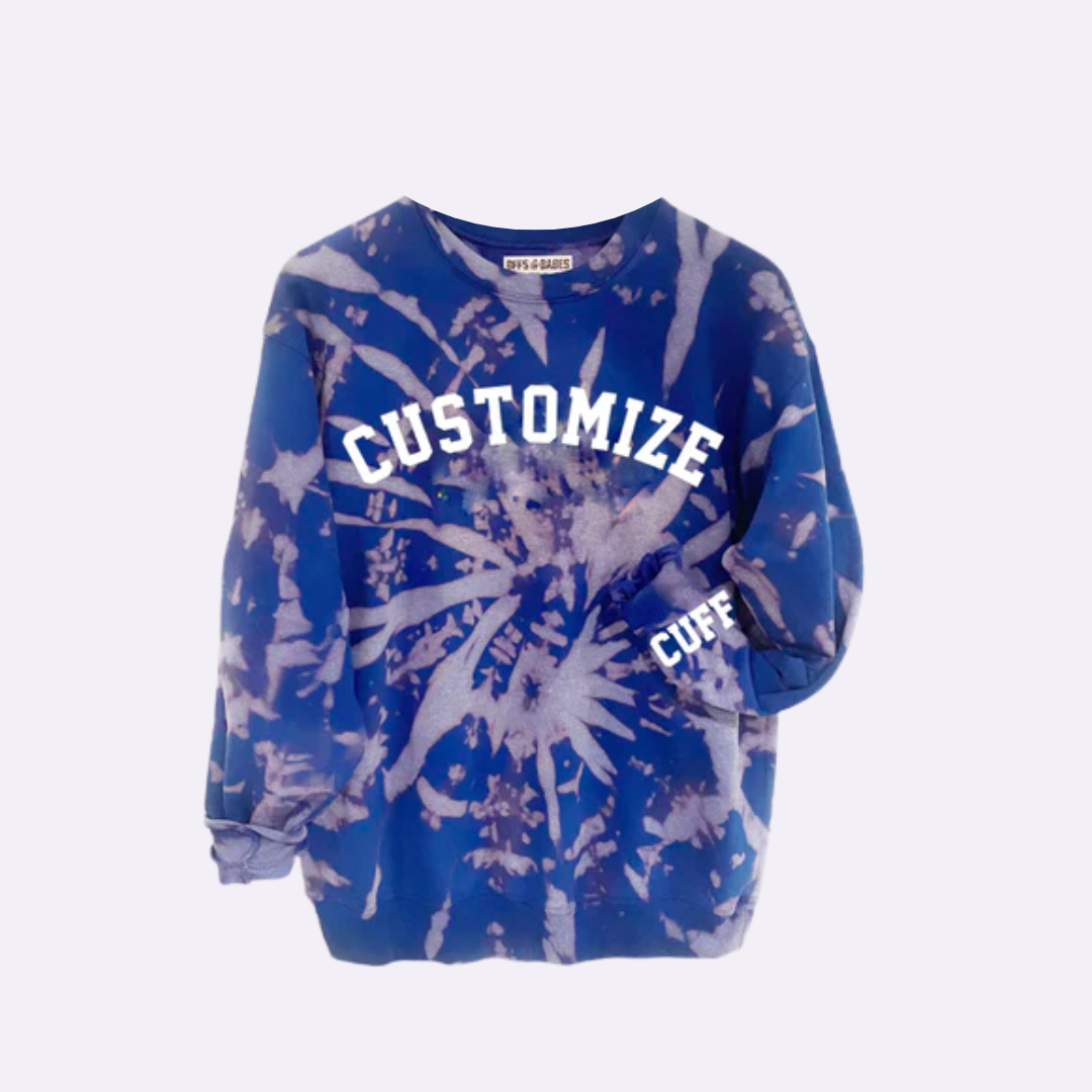 GO EAGLES ♡ tie-dye sweatshirt – BFFS & BABES