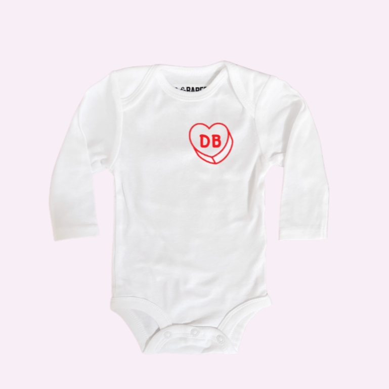 Infant Unisex Alphabet Letter Bodysuit/Onesie