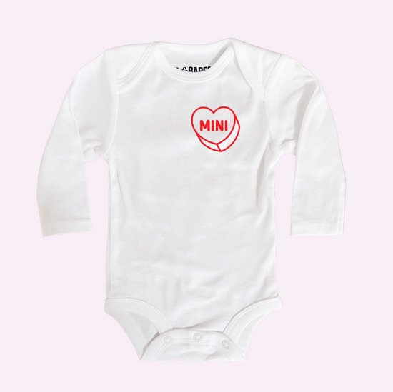 LUV LETTERS ♡ personalized babesie baby bodysuit