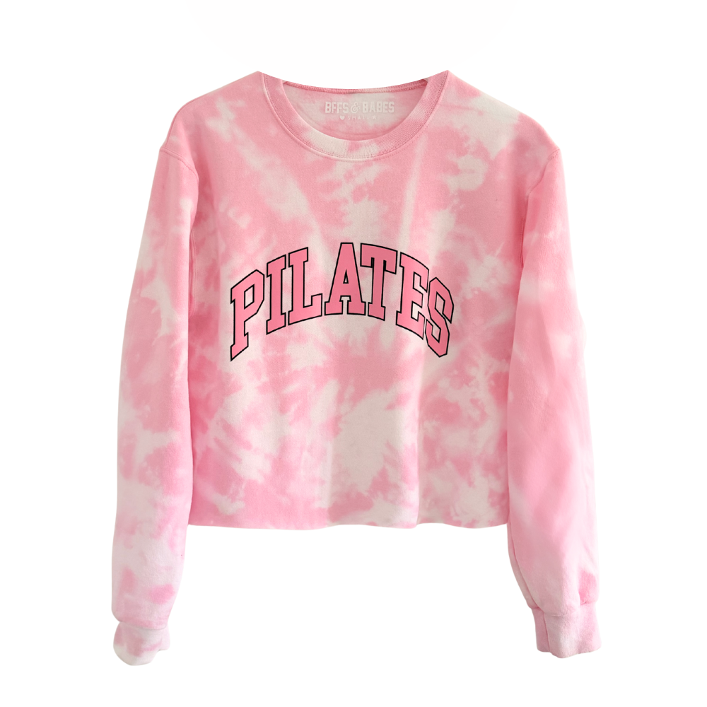 PILATES ♡ tie-dye printed sweatshirt