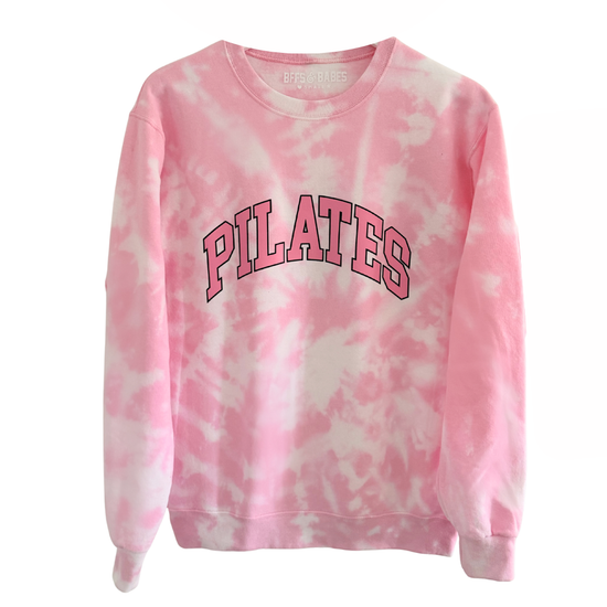 PILATES ♡ tie-dye printed sweatshirt