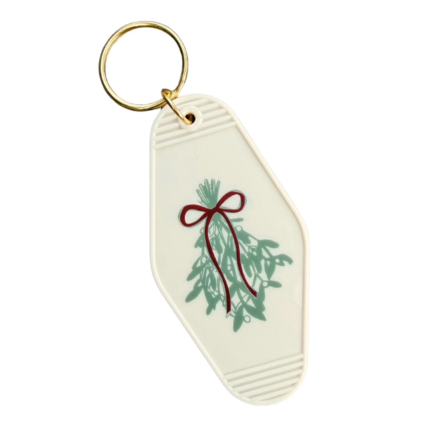 MISTLETOE ♡ holiday junkie x keychain