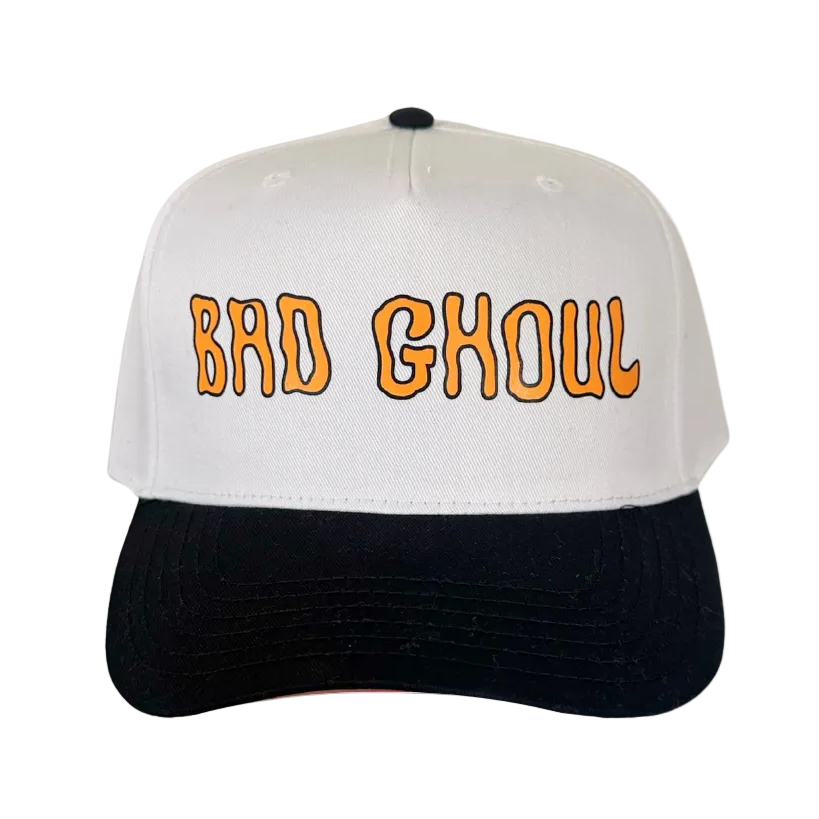 BAD GHOUL ♡ printed trucker hat