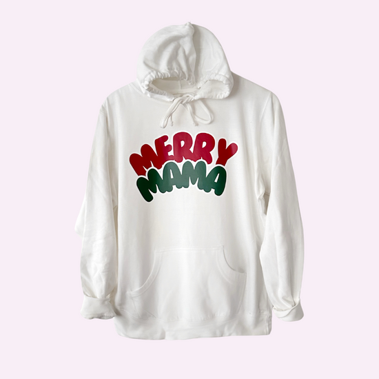 MERRY MAMA ♡ printed hoodie