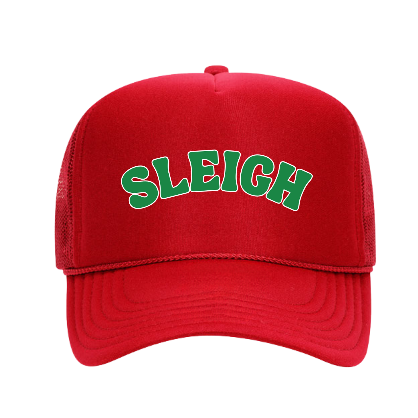 SLEIGH ♡ printed trucker hat