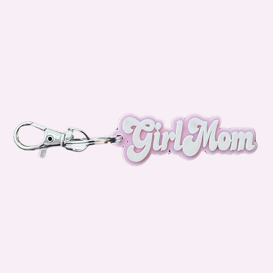 GIRL MOM ♡ keychain