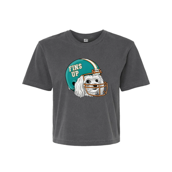 FOOTBALL BEARS ♡ custom cropped team tee