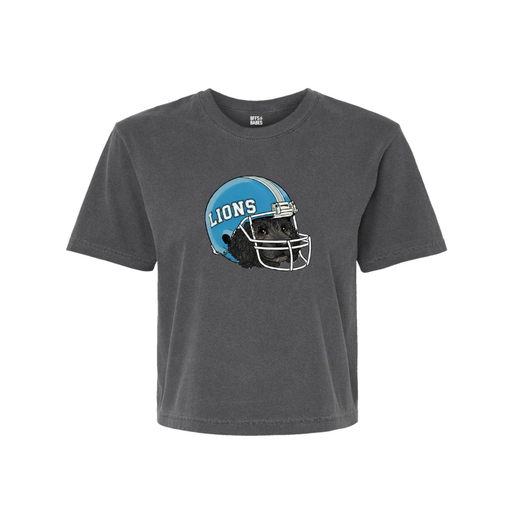 FOOTBALL BEARS ♡ custom cropped team tee