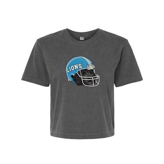 FOOTBALL BEARS ♡ custom cropped team tee