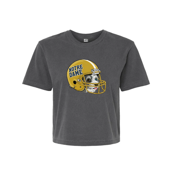 FOOTBALL BEARS ♡ custom cropped team tee