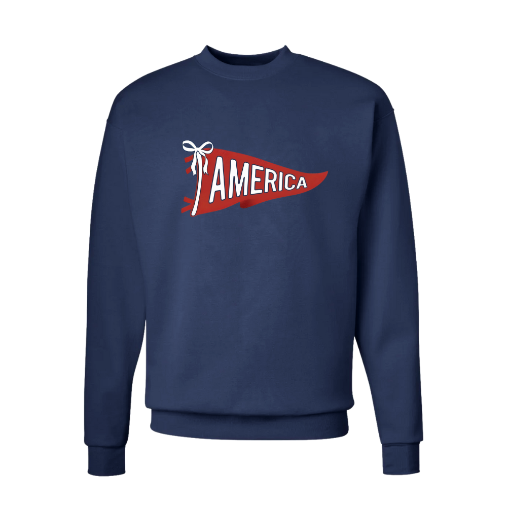 CUSTOM RED FLAG ♡ adult & kids sweatshirt