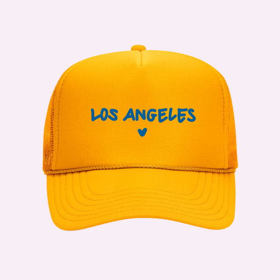 I LOVE LOS ANGELES ♡ printed trucker hat