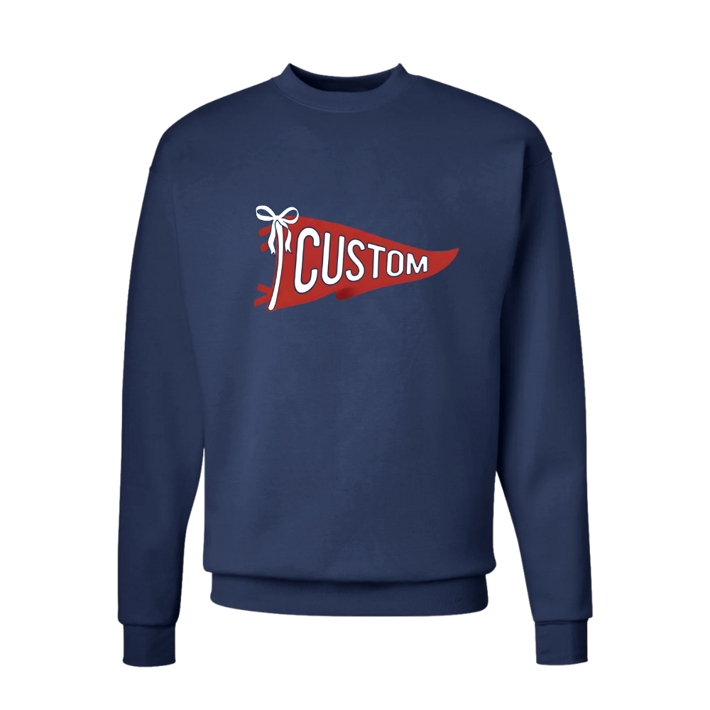 CUSTOM RED FLAG ♡ adult & kids sweatshirt