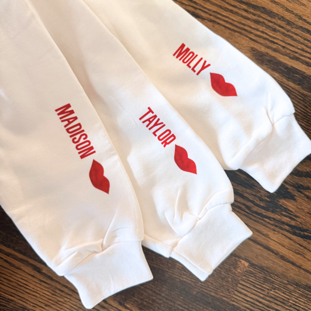 MISTLETOE ♡ holiday junkie x ivory sweatshirt