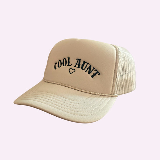 COOL AUNT ♡ embroidered trucker hat