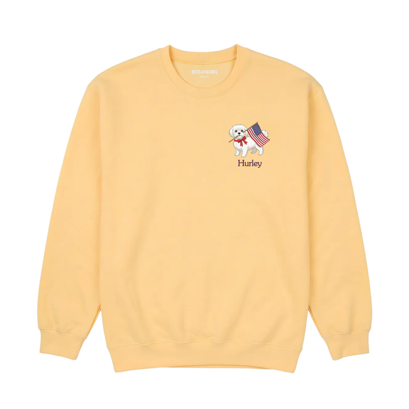 PATRIOTIC PET ♡ personalized printed sweatshirt