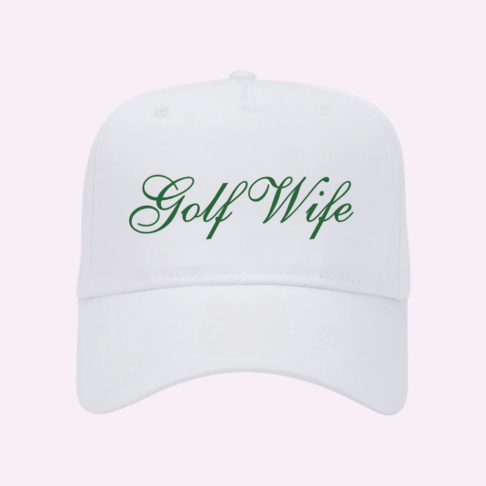 GOLF WIFE ♡ personalizable baseball cap