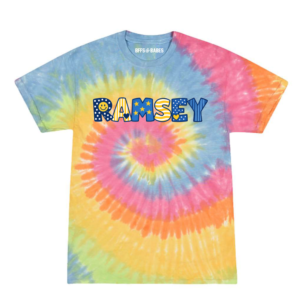 RAMSEY ♡ kids tie-dye t-shirt