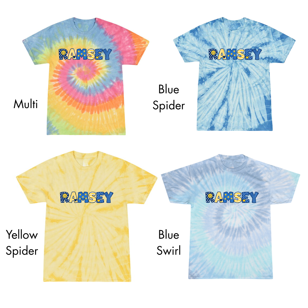 RAMSEY ♡ kids tie-dye t-shirt