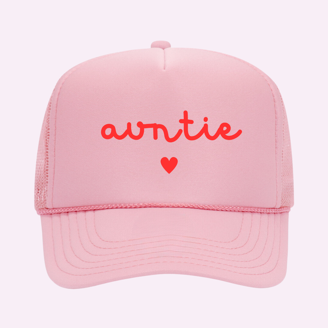 AUNTIE HEART ♡ trucker hat