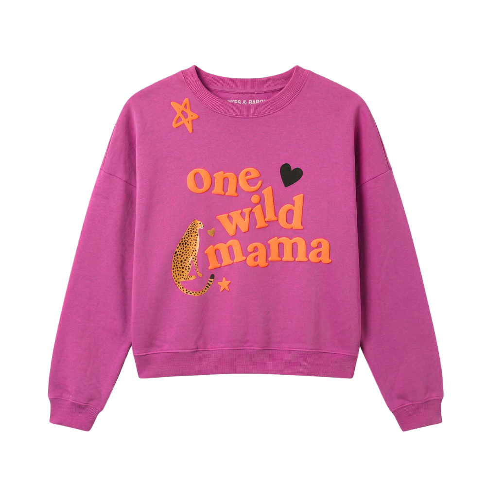 ONE WILD MAMA ♡ printed sweatshirt