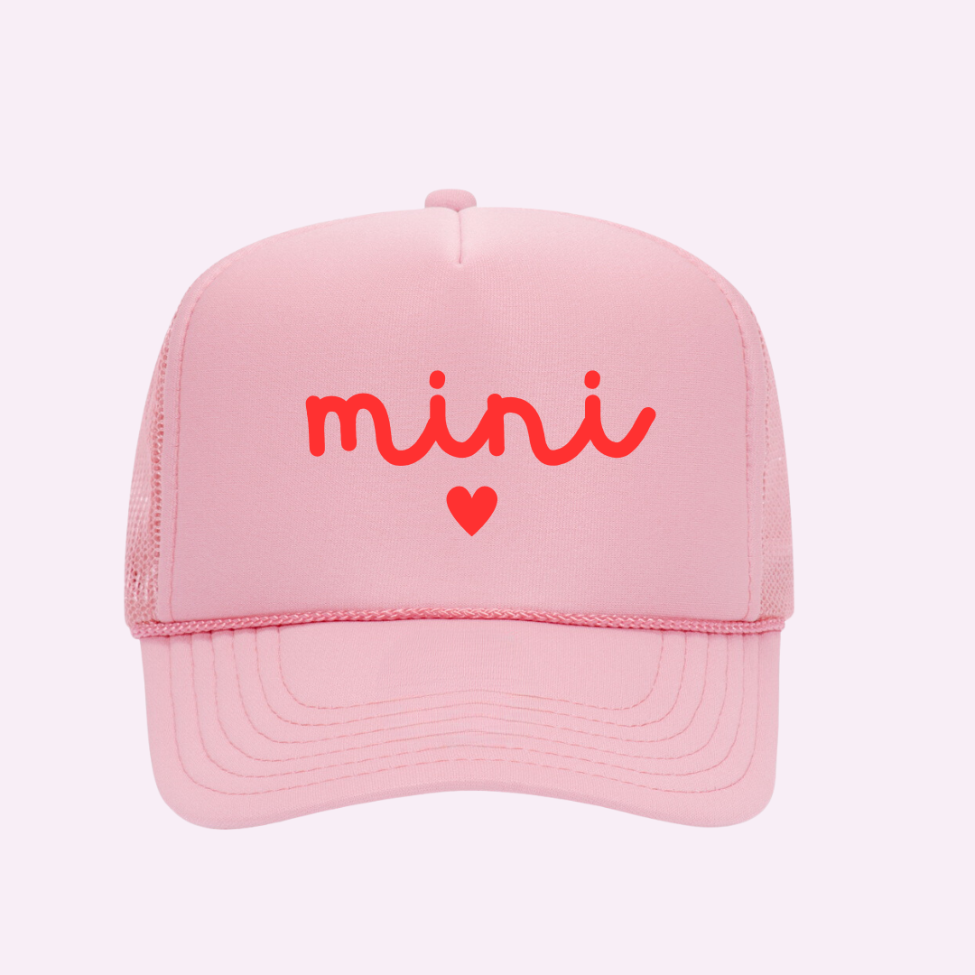 MINI HEART ♡ youth trucker hat