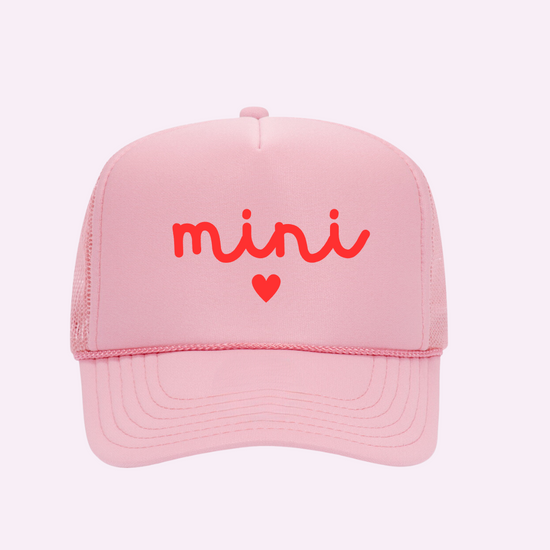 MINI HEART ♡ youth trucker hat