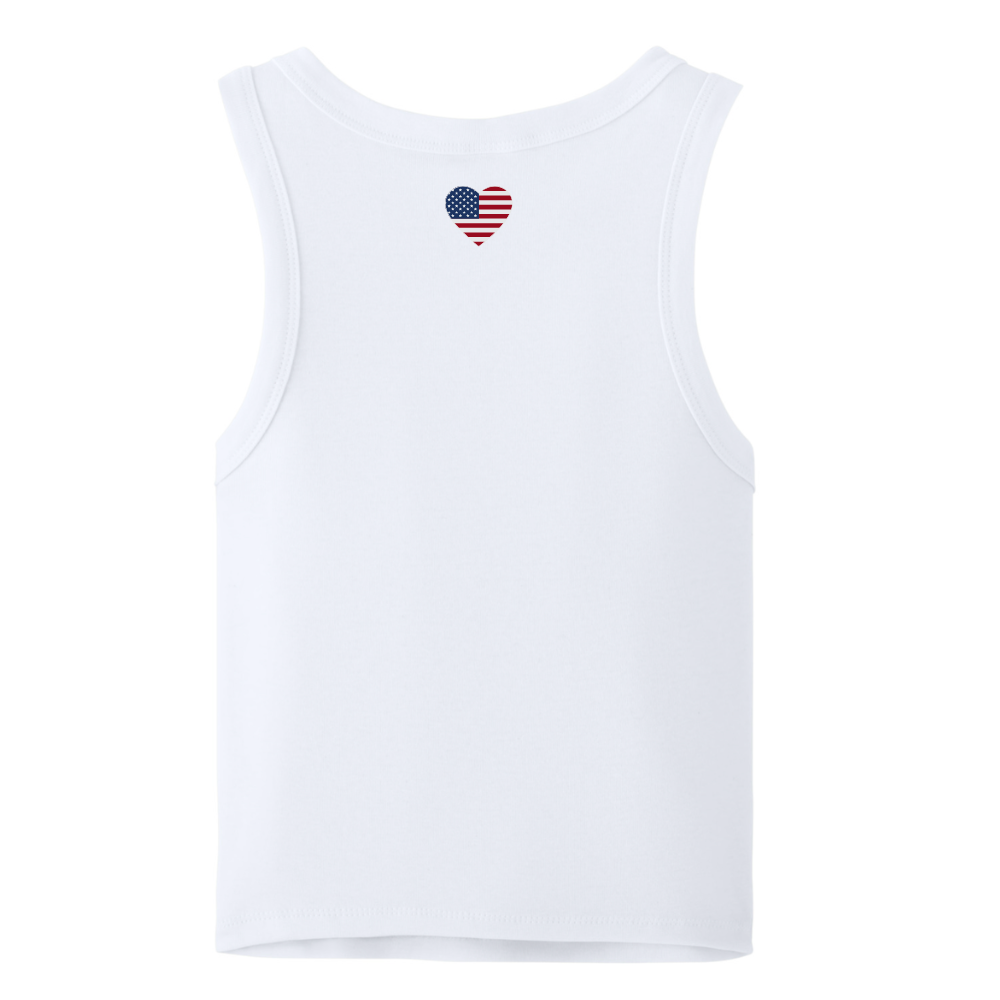 AMERICA ♡ printed tank