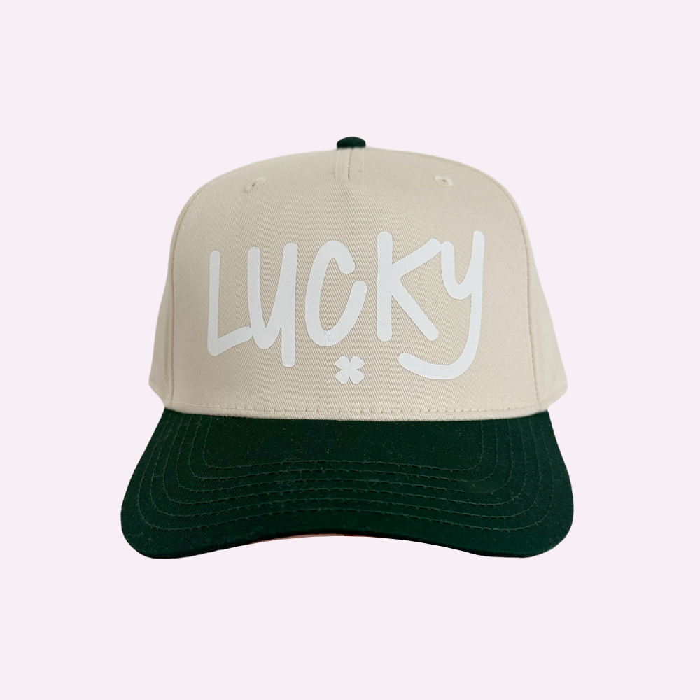 LUCKY ♡ printed hat