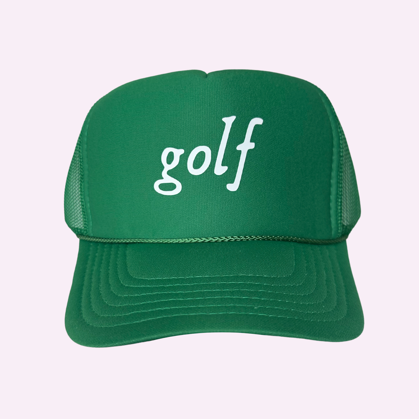 GOLF ♡ printed trucker hat