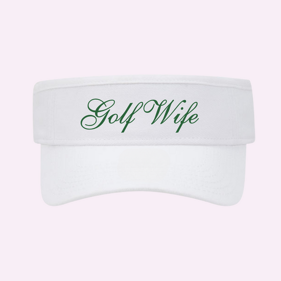 GOLF WIFE ♡ personalizable visor