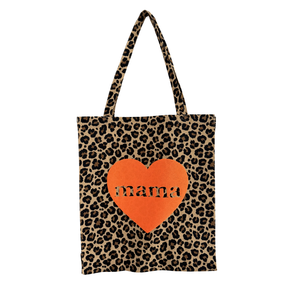 LEOPARD MAMA ♡ reusable tote