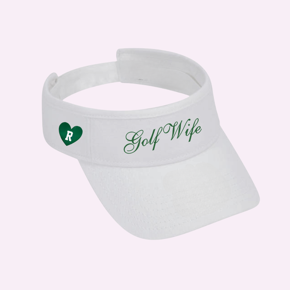 GOLF WIFE ♡ personalizable visor