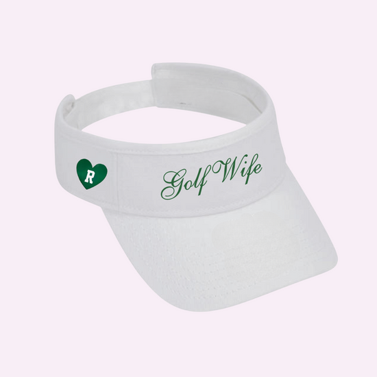 GOLF WIFE ♡ personalizable visor