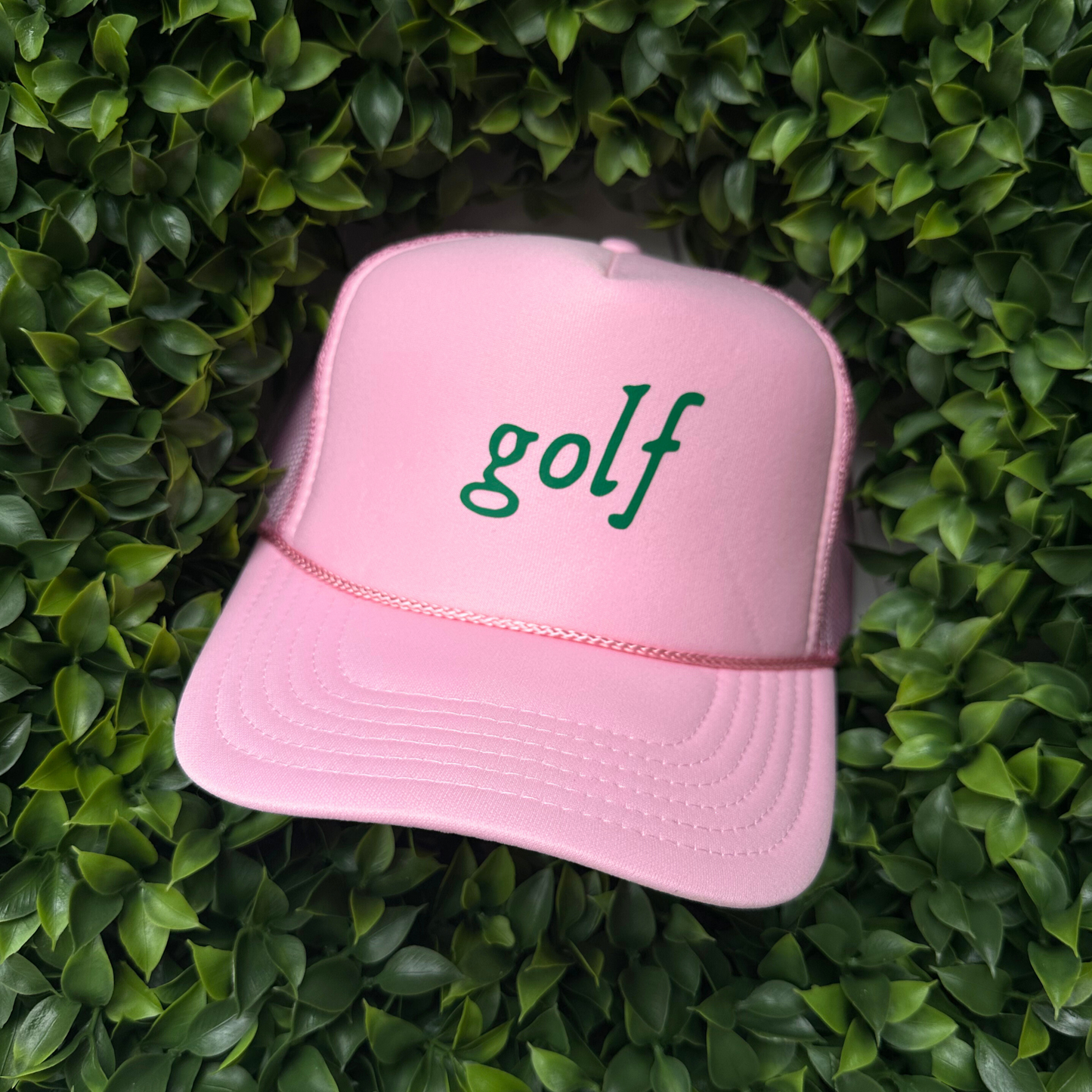 GOLF ♡ printed trucker hat