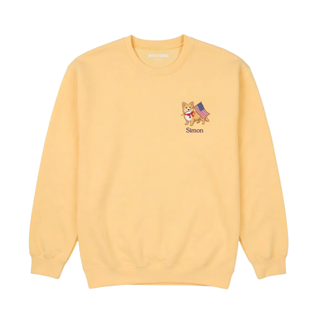 PATRIOTIC PET ♡ personalized printed sweatshirt