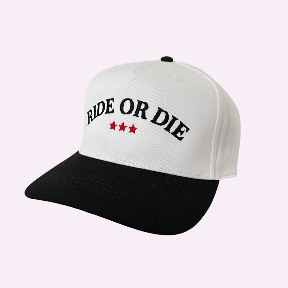 RIDE OR DIE ♡ embroidered classic hat