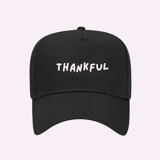 THANKFUL ♡ printed hat