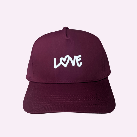 MINI LOVE ♡ printed baseball hat