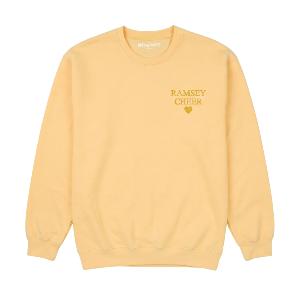 RJFA ♡ adult tone on tone embroidered sweatshirt