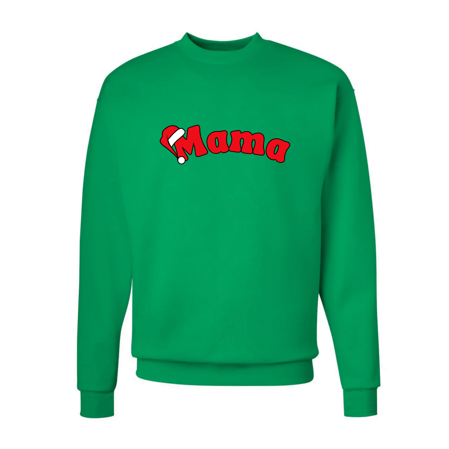 CUSTOM SANTA HAT ♡ personalized printed sweatshirt