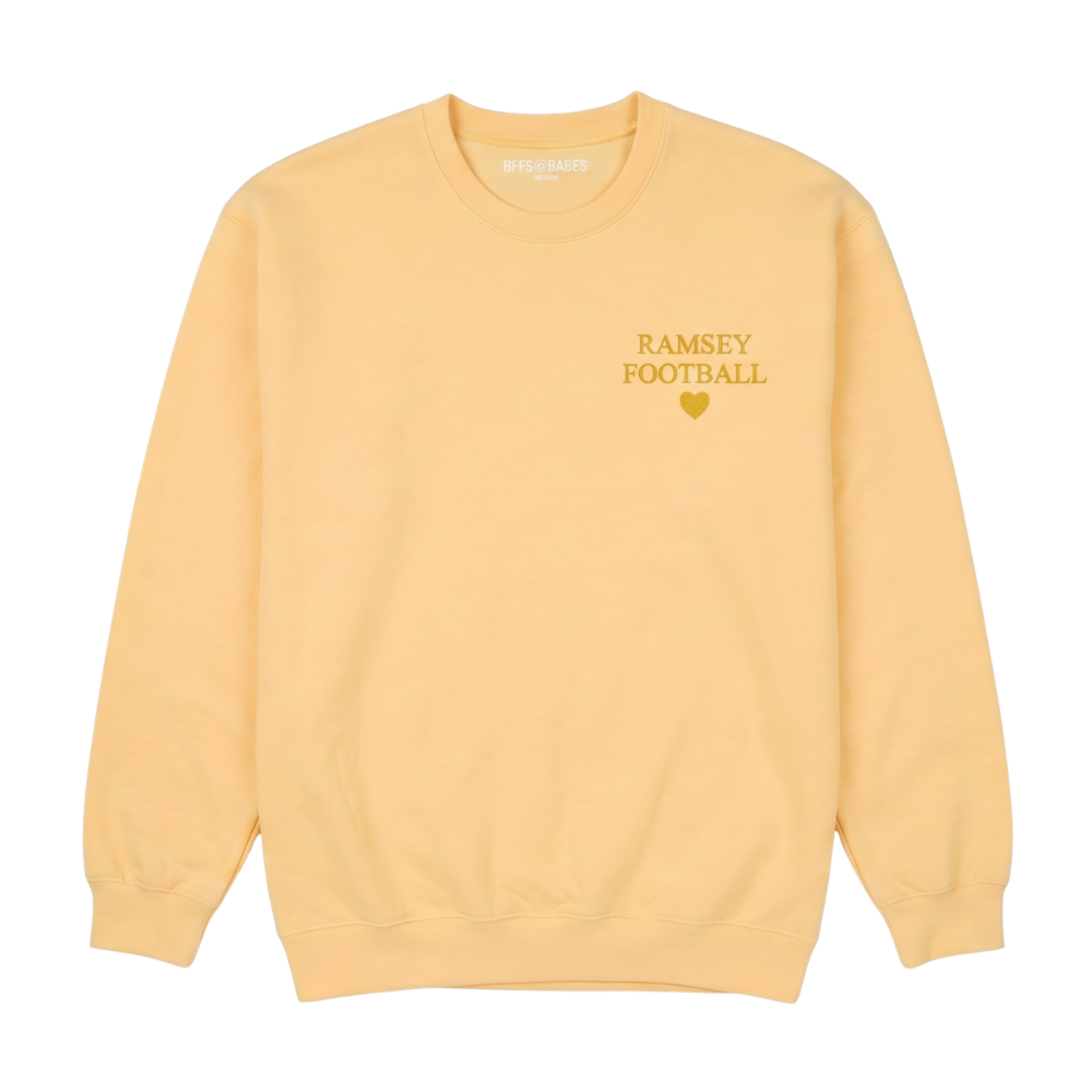 RJFA ♡ adult tone on tone embroidered sweatshirt