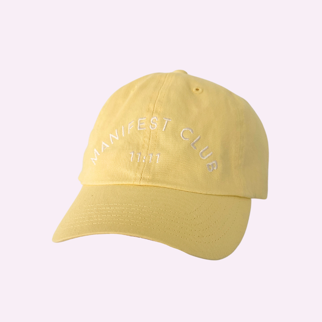 MANIFEST CLUB ♡ Jenna Crandall Collab embroidered dad hat