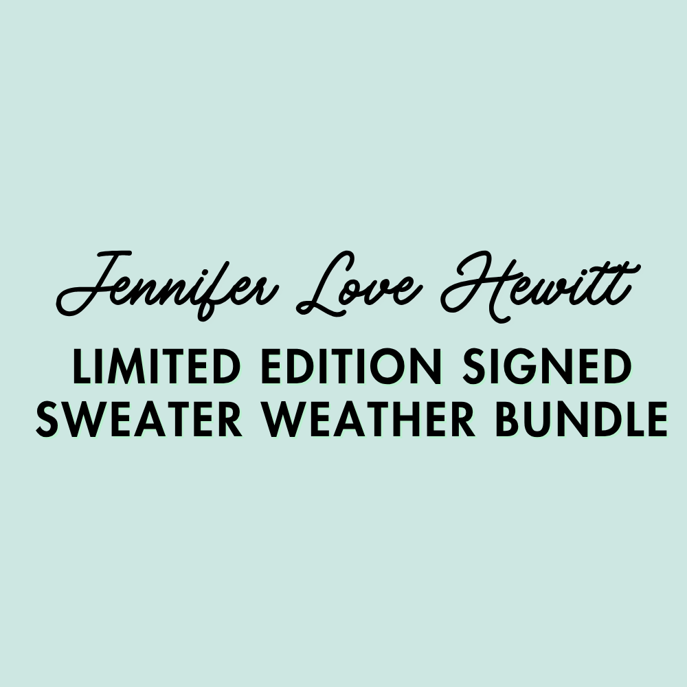 SIGNED SWEATER WEATHER BUNDLE ♡ holiday junkie sweatshirt, hat, keychain & card bundle