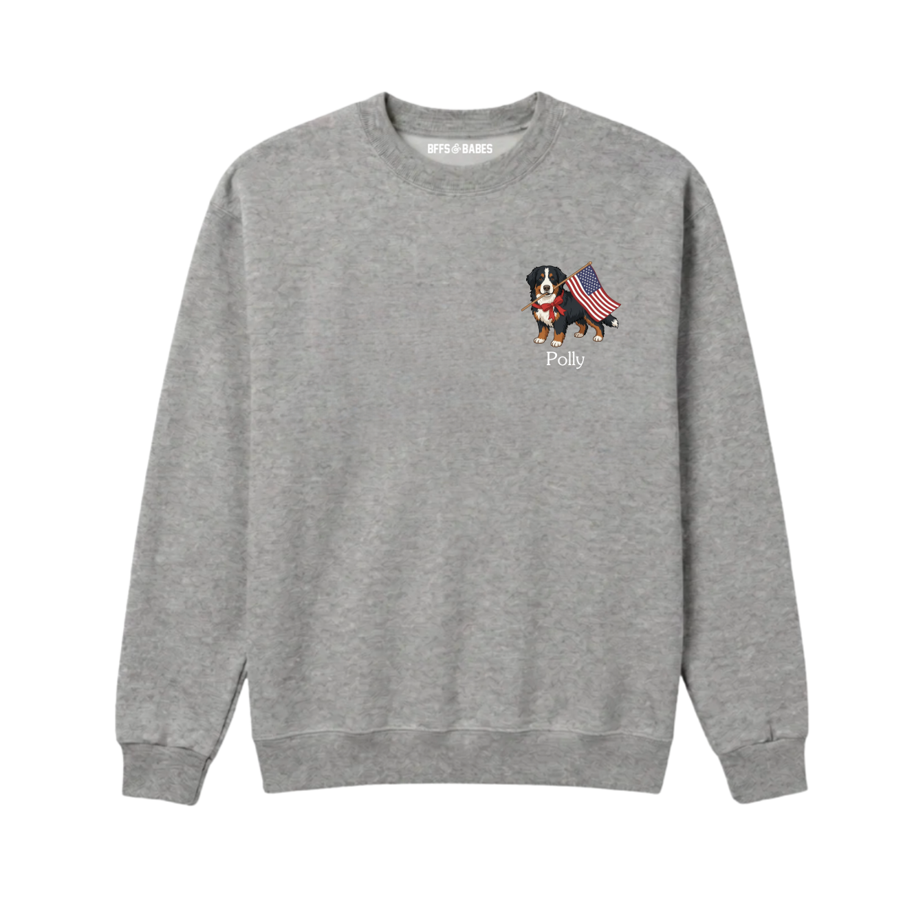PATRIOTIC PET ♡ personalized printed sweatshirt