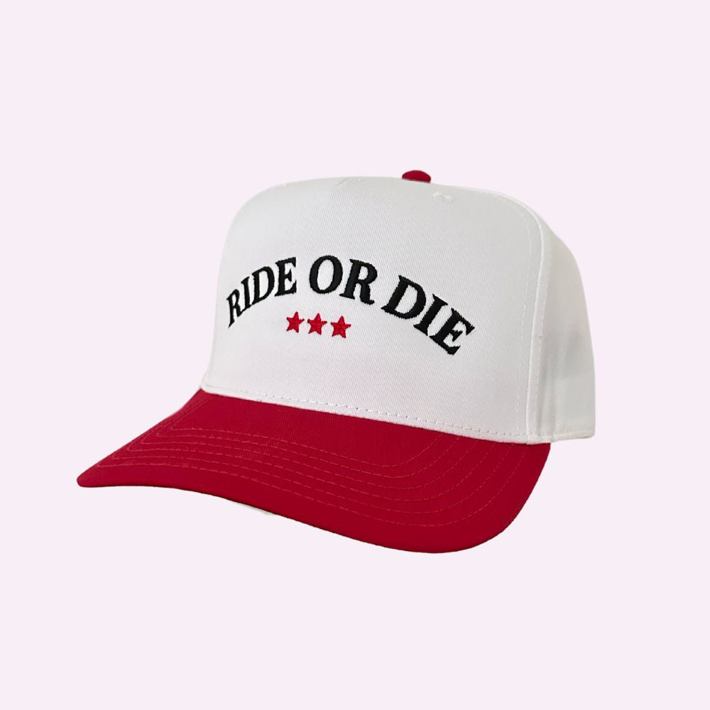 RIDE OR DIE ♡ embroidered classic hat