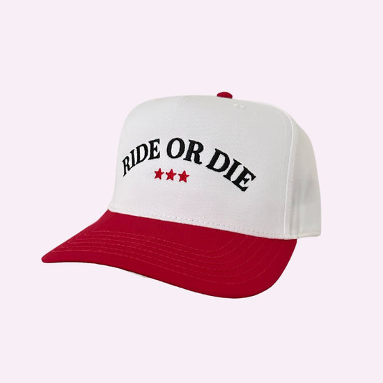 RIDE OR DIE ♡ embroidered classic hat