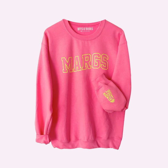 MARGS ♡ printed sweatshirt with on the rocks cuff