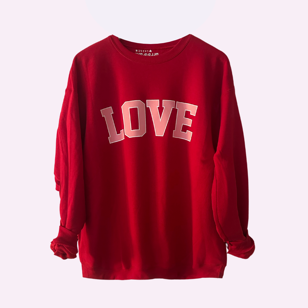 LOVE ♡ adult sweatshirt